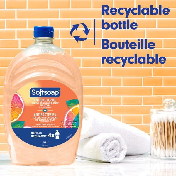imageSoftsoap Milk ampamp Honey Scented Liquid Hand Soap Refill 50 OunceCrisp Clean