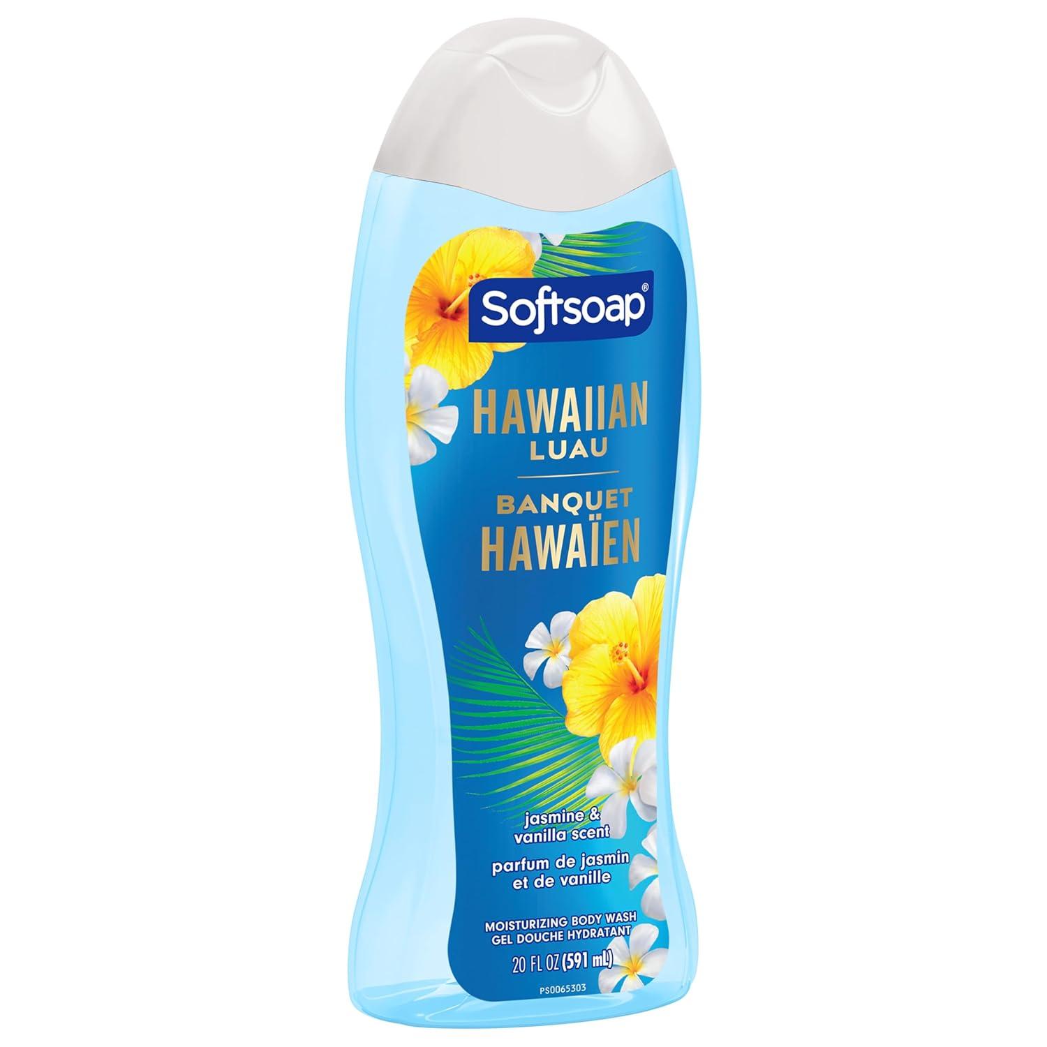 imageSoftsoap Moisturizing body wash macademia 20 ounce pump 20 Fl Oz 4 PacksHawaiian Luau