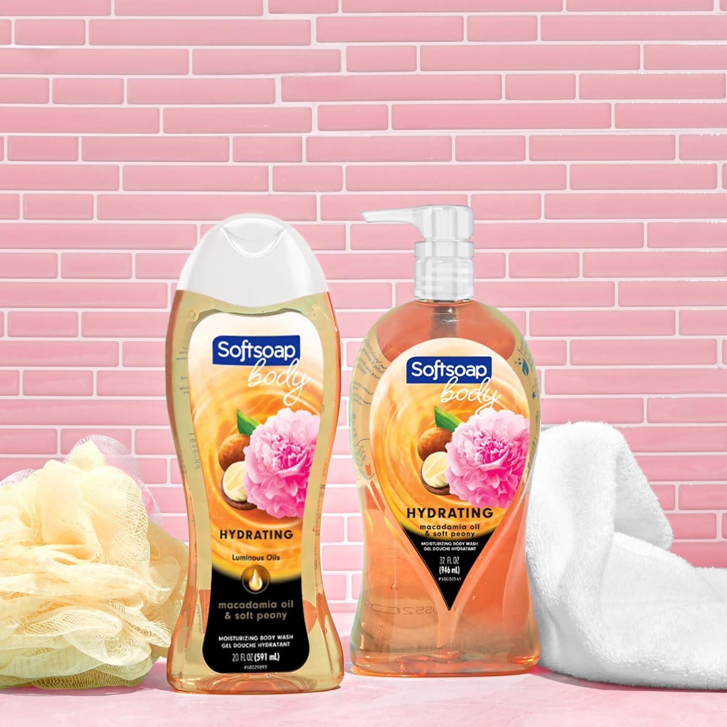 imageSoftsoap Moisturizing body wash macademia 20 ounce pump 20 Fl Oz 4 PacksMacademia