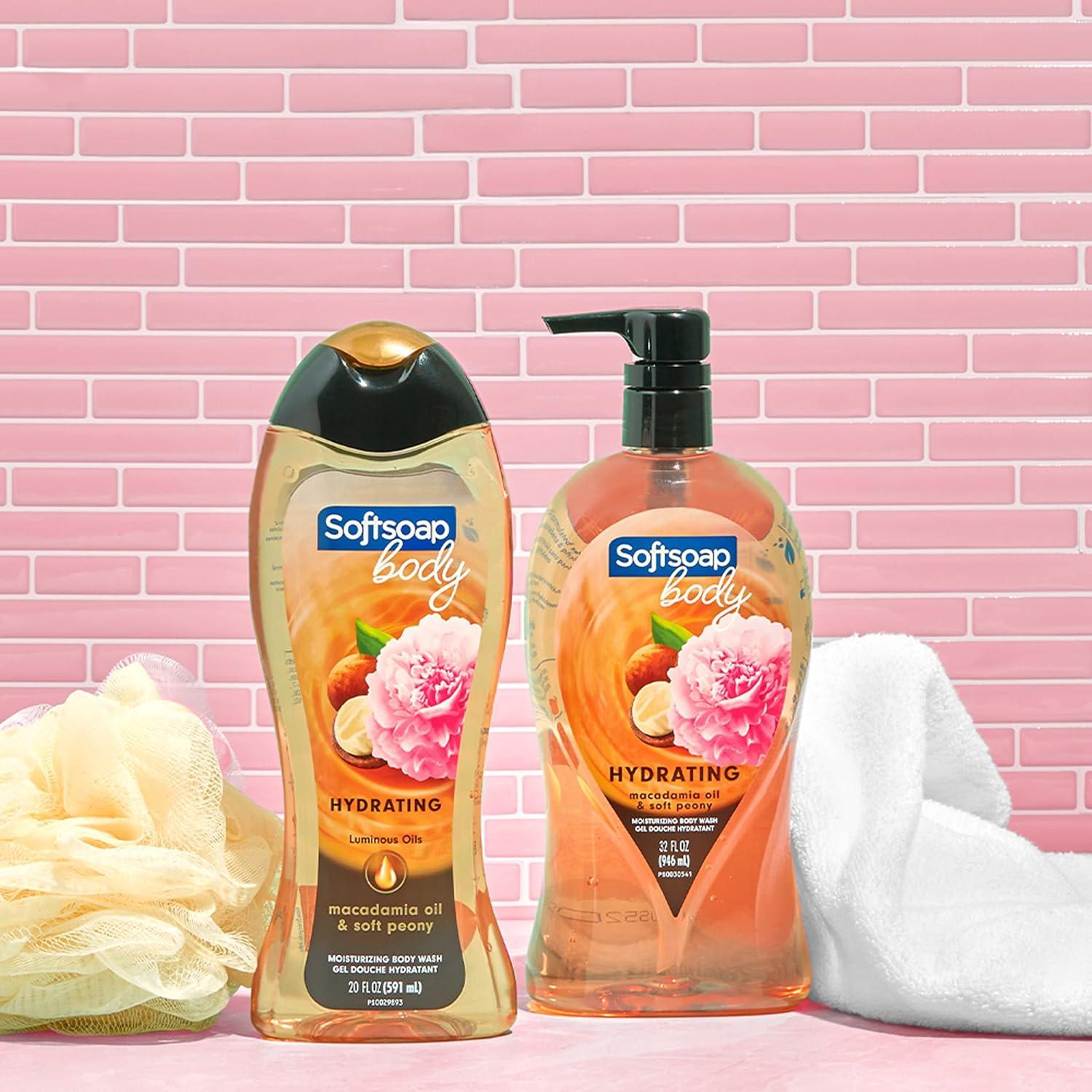 imageSoftsoap Moisturizing body wash macademia 20 ounce pump 20 Fl Oz 4 PacksMacademia