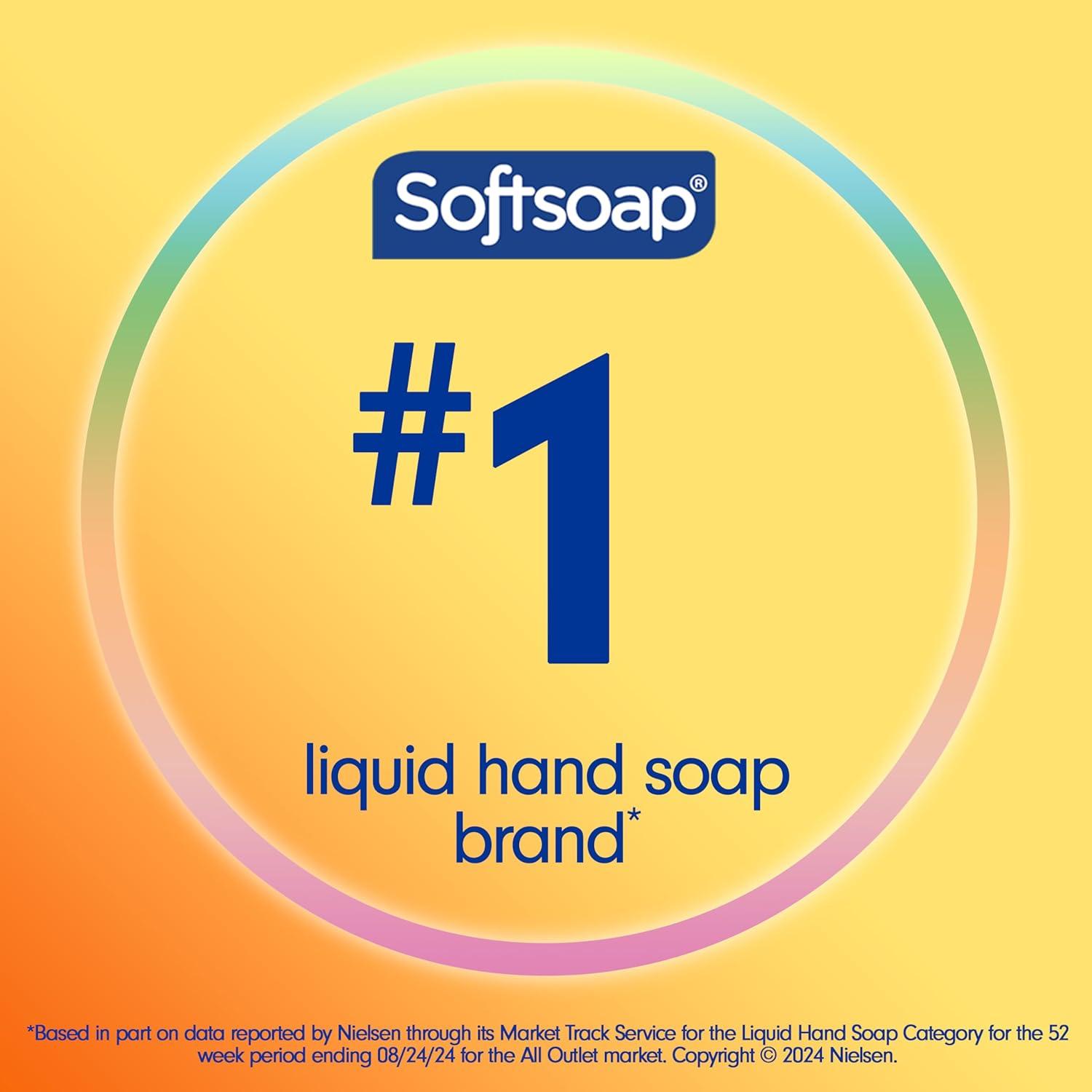 imageSoftsoap Warm Vanilla ampamp Coconut Milk Scent Liquid Hand Soap Moisturizing Liquid Hand Soap 1125 Ounce 6 PackJoyful