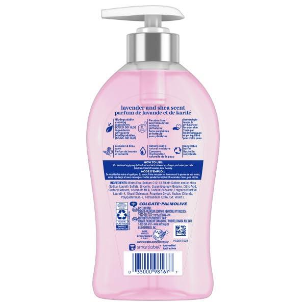 imageSoftsoap Warm Vanilla ampamp Coconut Milk Scent Liquid Hand Soap Moisturizing Liquid Hand Soap 1125 Ounce 6 PackLavender  Shea Butter