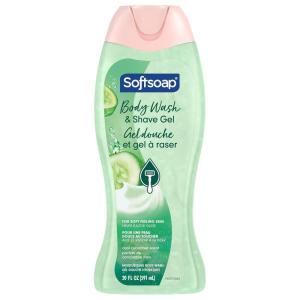 imageSoftsoap Body Wash Coconut Butter Scrub  Exfoliating Body Wash 20 Ounce 4 PackCool Cucumber
