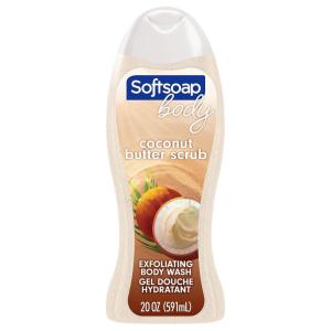 imageSoftsoap Body Wash Exfoliating Scrub Coconut Butter Scent 20 oz Bottle