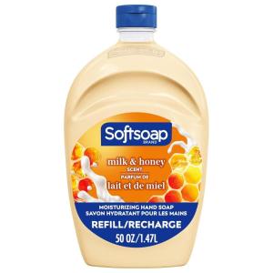 imageSoftsoap Milk ampamp Honey Scented Liquid Hand Soap Refill 50 OunceMilk  Honey