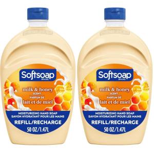 imageSoftsoap Milk ampamp Honey Scented Liquid Hand Soap Refill 50 OunceMilk and Honey