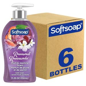 imageSoftsoap Warm Vanilla ampamp Coconut Milk Scent Liquid Hand Soap Moisturizing Liquid Hand Soap 1125 Ounce 6 PackRenewed