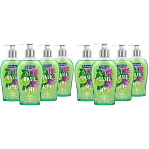 imageSoftsoap Liquid Hand Soap Wild Basil ampamp Lime 13 Ounce 4 Pack13 Fl Oz Pack of 8