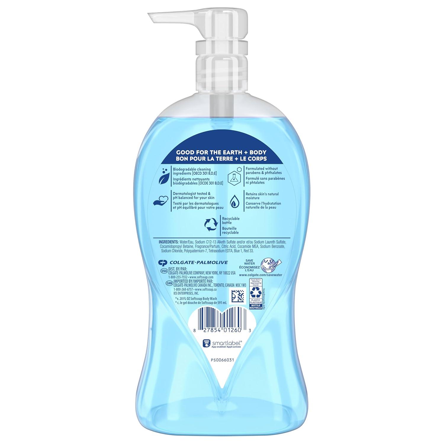 imageSoftsoap Body Wash Pump Coconut Butter Scrub Exfoliating Body Wash 32 Ounce Pack of 1 WHITE Package May VaryHawaiian Luau