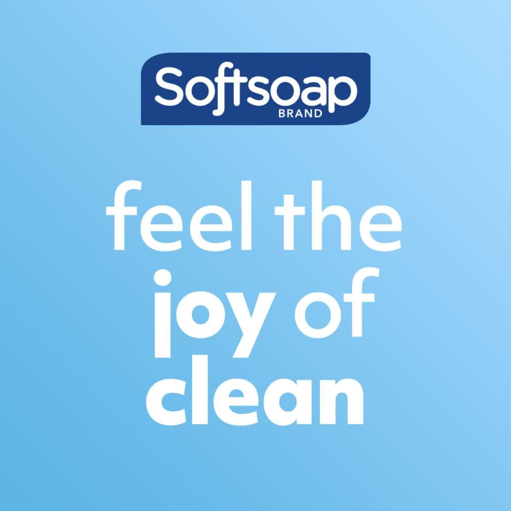 imageSoftsoap Clean ampamp Protect Antibacterial Liquid Hand Soap Cool Splash Hand Soap 1125 Ounce 6 PackCool Splash