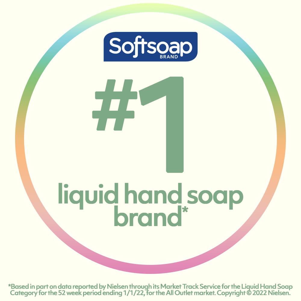 imageSoftsoap Clean ampamp Protect Antibacterial Liquid Hand Soap Cool Splash Hand Soap 1125 Ounce 6 PackRosewater  Aloe