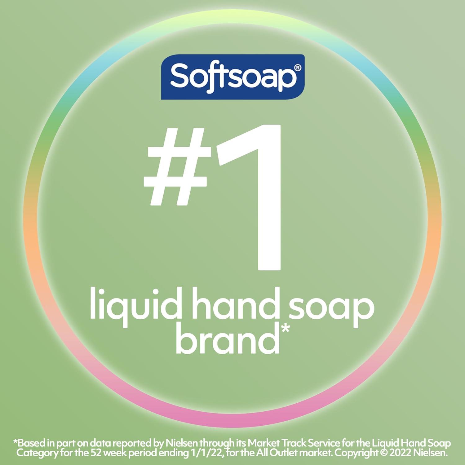 imageSoftsoap Clean ampamp Protect Antibacterial Liquid Hand Soap Cool Splash Hand Soap 1125 Ounce 6 PackRosewater  Aloe