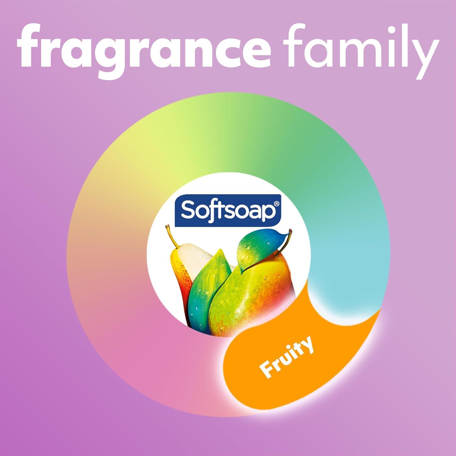 imageSoftsoap Clean ampamp Protect Antibacterial Liquid Hand Soap Cool Splash Hand Soap 1125 Ounce 6 PackWhite Tea  Berry