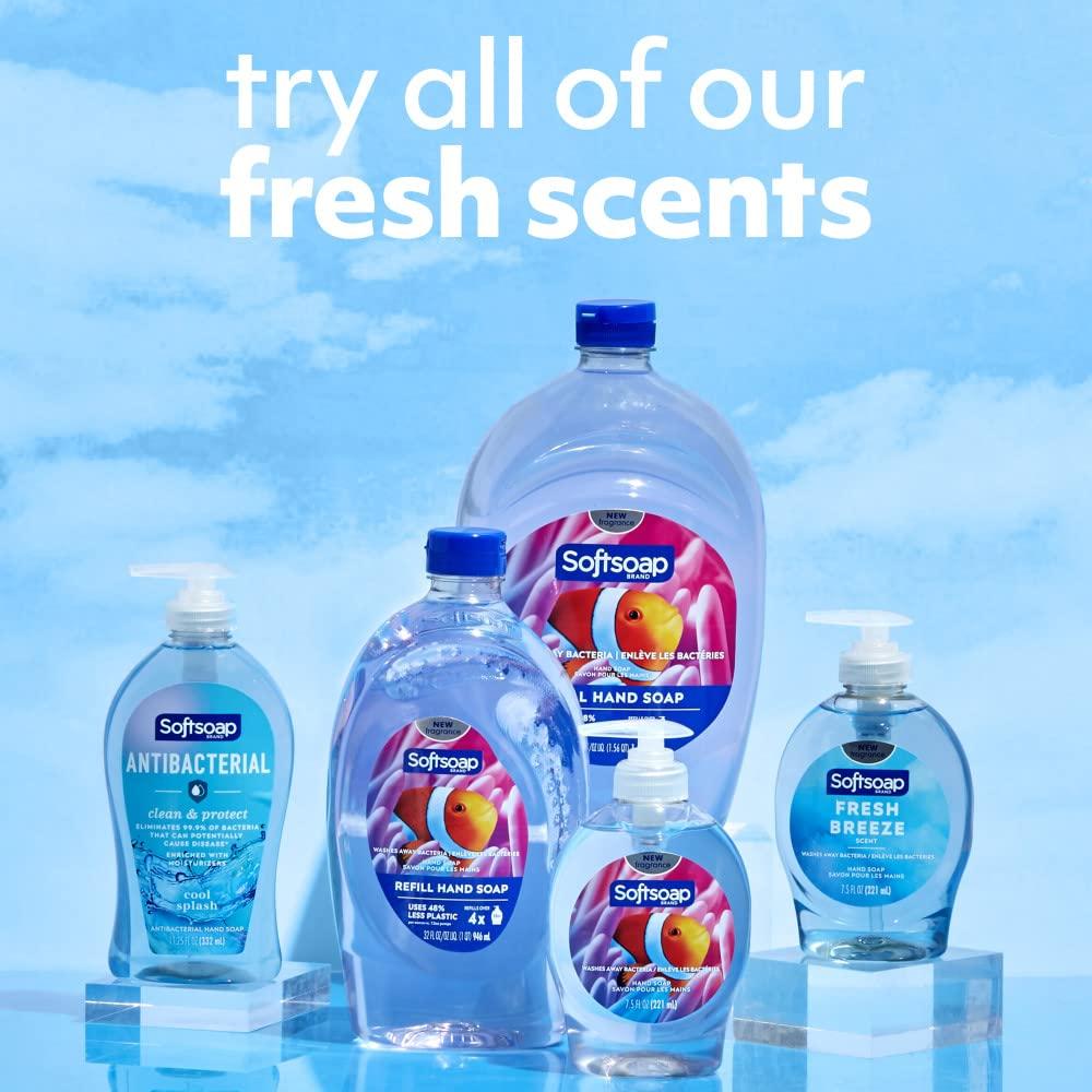 imageSoftsoap Liquid Hand Soap Aquarium Series  75 Fl Oz Pack of 6Fresh Breeze