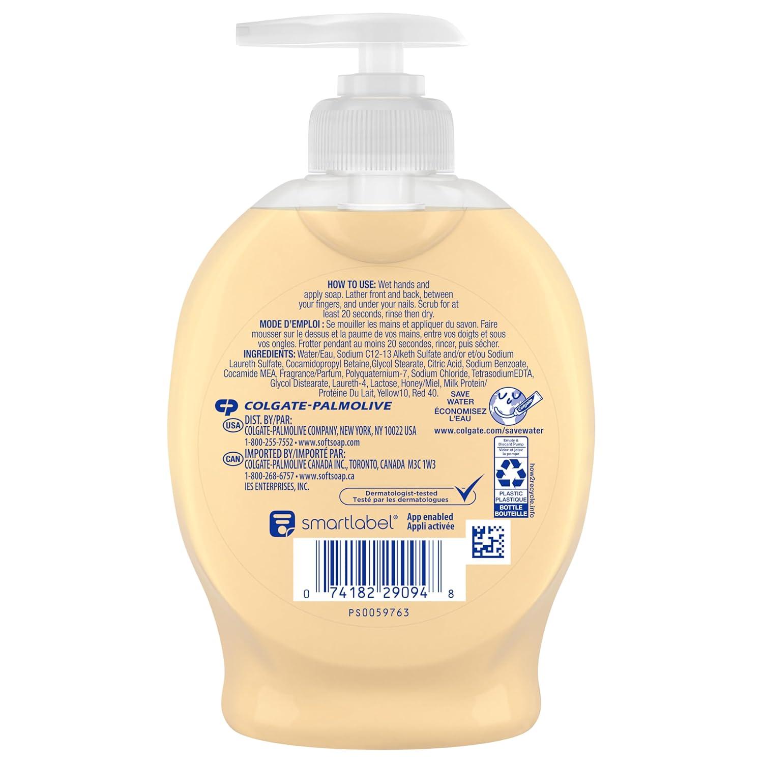 imageSoftsoap Liquid Hand Soap Aquarium Series  75 Fl Oz Pack of 6Milk and Honey